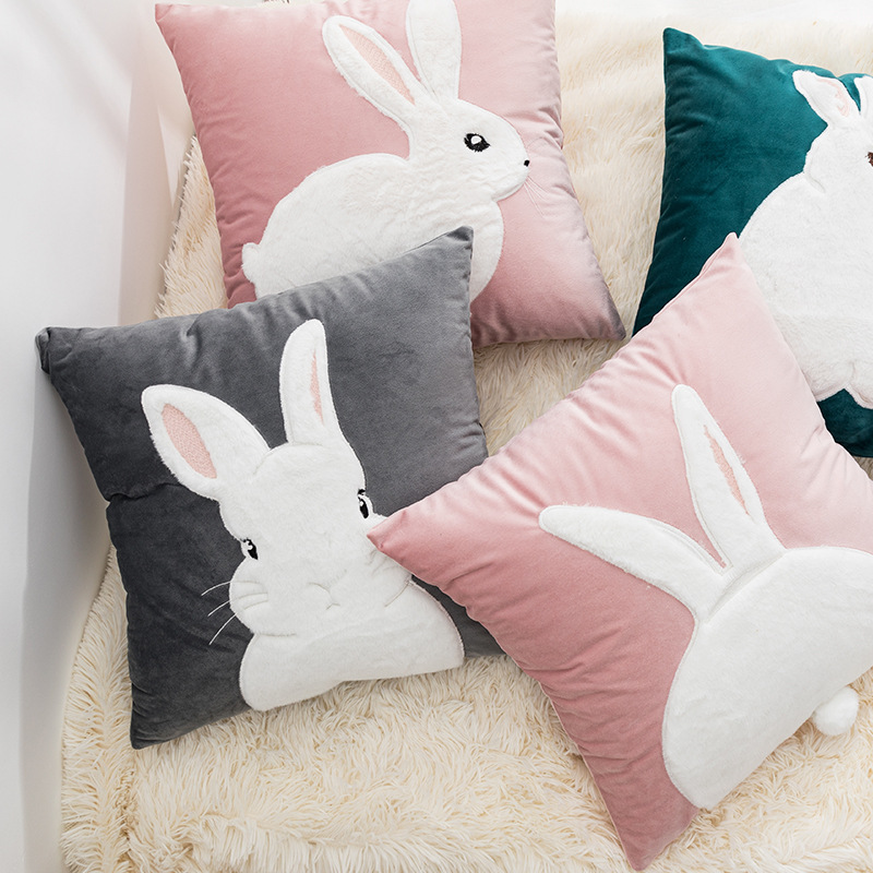 Rabbit Pattern Throw Pillows Buy wholesale throw pillows, wholesale